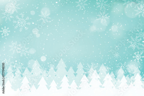 christmas background with snowflakes