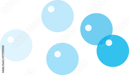Blue Easter eggs on a compact disc vector icon design set