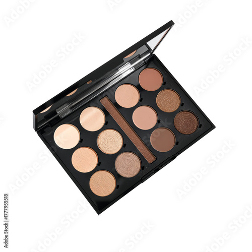 Eye Shadow Palette With Nine Neutral Shades Suitable for Various Looks