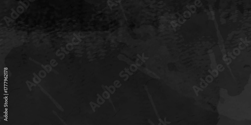 Black grunge old blackboard rough design. stone concrete texture grunge backdrop background anthracite panorama. Elegant illustration vintage black wall.