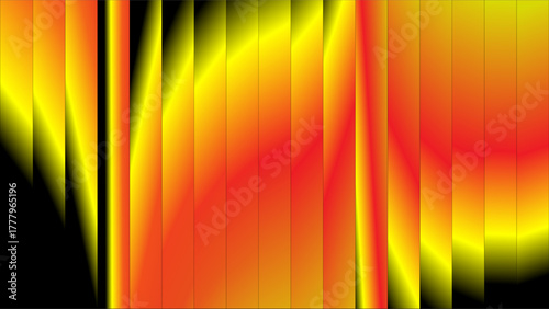 Vibrant abstract background with vertical color gradient stripes and wavy patterns.