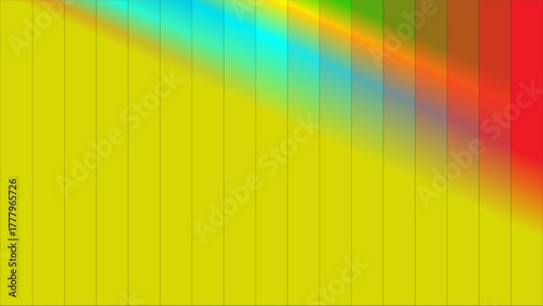 Vibrant abstract background with vertical color gradient stripes and wavy patterns.