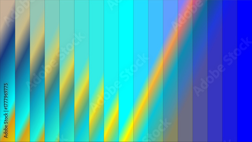 Vibrant abstract background with vertical color gradient stripes and wavy patterns.
