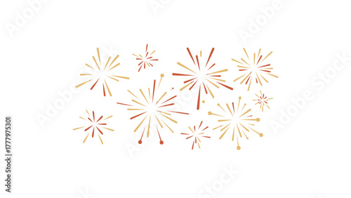 Abstract watercolor splashes and bursts of light in a festive explosion of color and movement