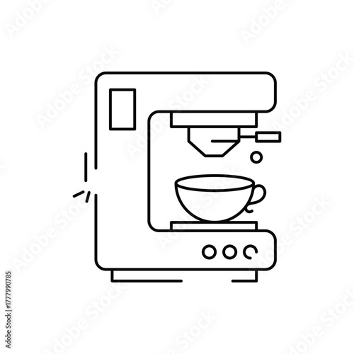 Coffee Machine vector icon