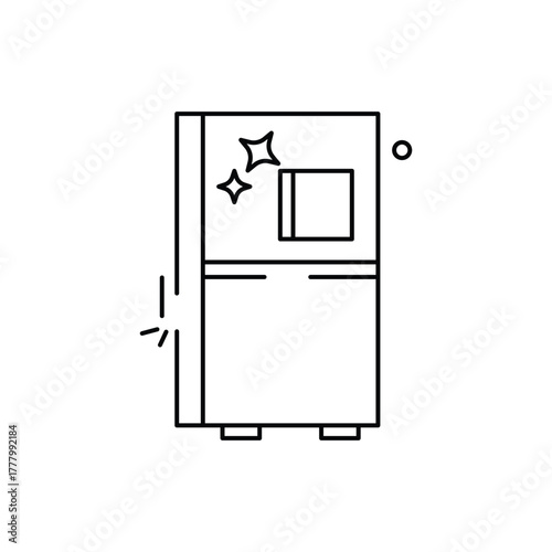 Refrigerator vector icon