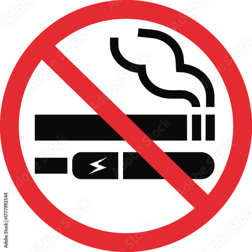 no smoking, smoking ban, prohibition, cigarette, e-cigarette, vape, smoke, forbidden, warning, sign, symbol, alert, health, safety, public, area, restriction, icon, graphic, design, red circle, diagon