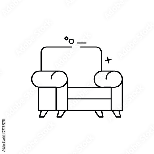 Sofa vector icon