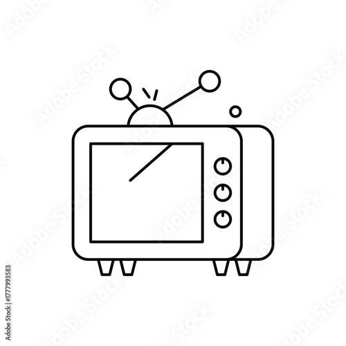 Television vector icon