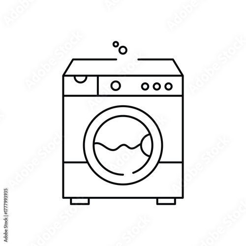 Washing Machine vector icon