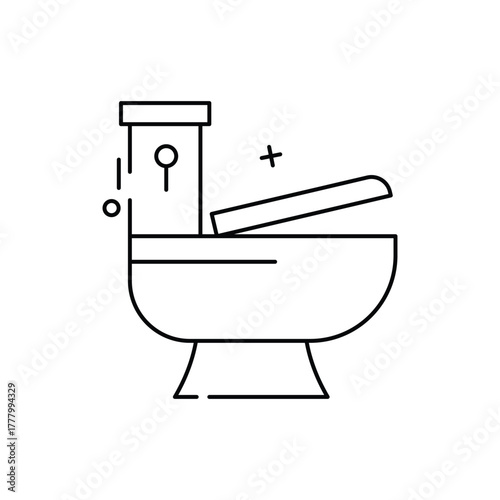 Water Closet vector icon