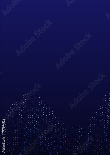 abstract blue wave background
