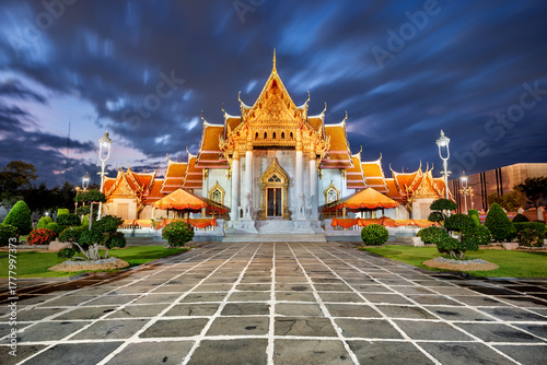 The majestic Wat Benchamabophit, also known as 