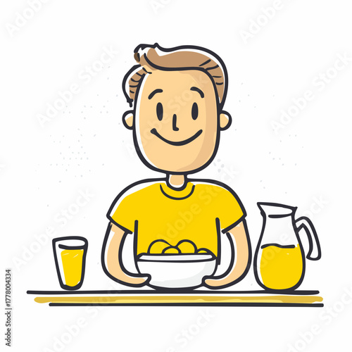 Person having breakfast – Morning, food, coffee, lifestyle
