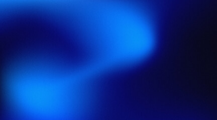 Fototapete Fraktale Wellen Blauer Farbverlauf mit weichem Lichtkorn  © TANZINA