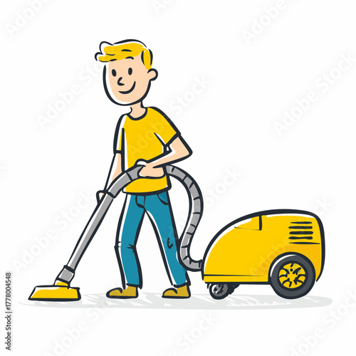 Person cleaning up – Home, tidying, organization, household chores