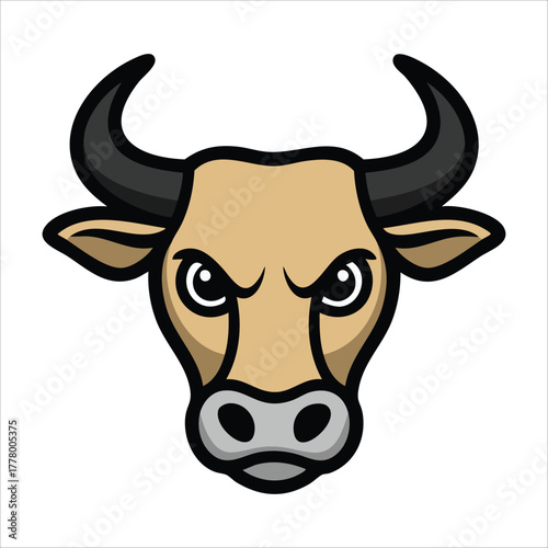 simple western contour with iconic cowboy elements vector art isolated on white background