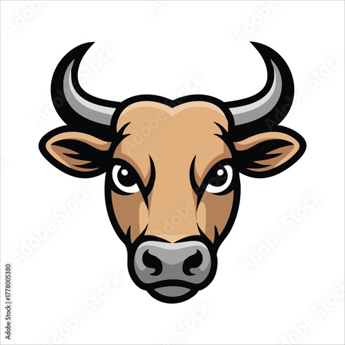 simple western contour with iconic cowboy elements vector art isolated on white background