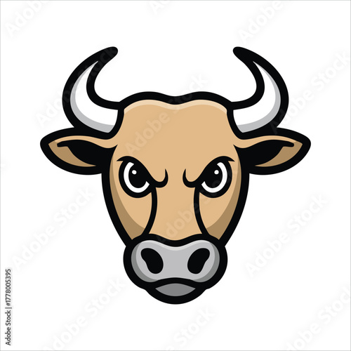 simple western contour with iconic cowboy elements vector art isolated on white background