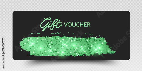 Luxury gift vouchers and gift Card. Elegant template for a festive gift card. Vector set