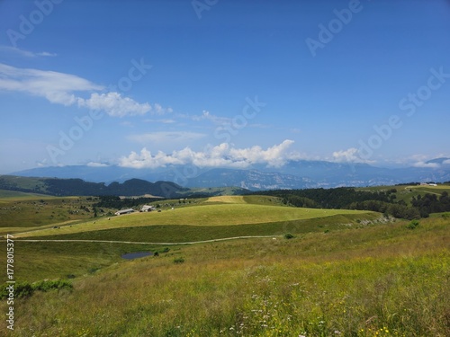 Wallpaper Mural Panoramic View of Valpantena Foothills Italy on Sunny Day Torontodigital.ca