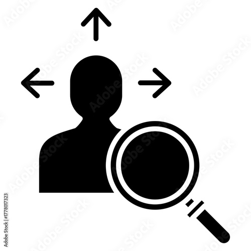 Outsourcing Glyph Icon