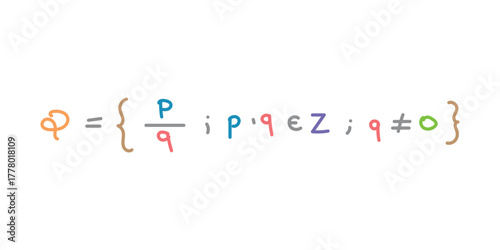 Rational Numbers Formula in Mathematics.