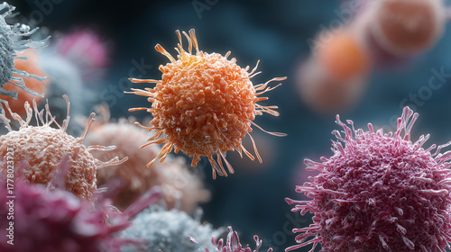 A breakdown of immune tolerance, visualizing self-reactive immune cells attacking body tissues, a concept for autoimmune disease.