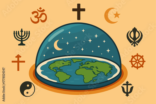 World Under One Sky – Unity of Religions and Global Peace