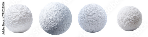 Winter Fun Awaits with Fresh Snowballs Ready for Action, Perfect for Holiday Cheer and Festive Illustrations, Ready to Throw, Awaiting Snowy Adventures