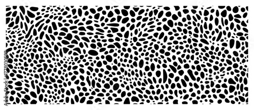 Seamless Organic Pebble Spots Abstract Irregular Texture Vector Background