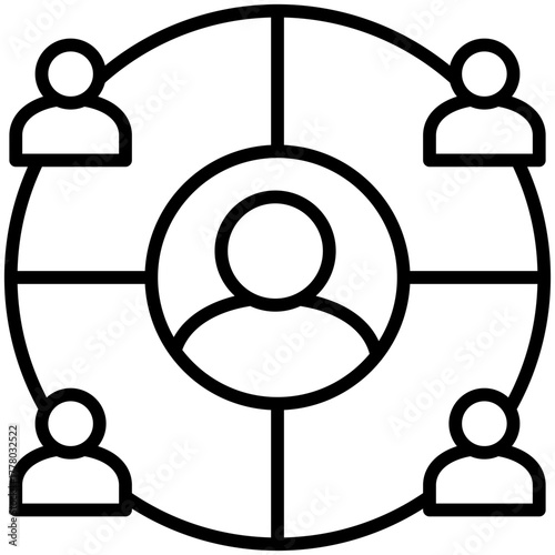 Customer Cluster Icon