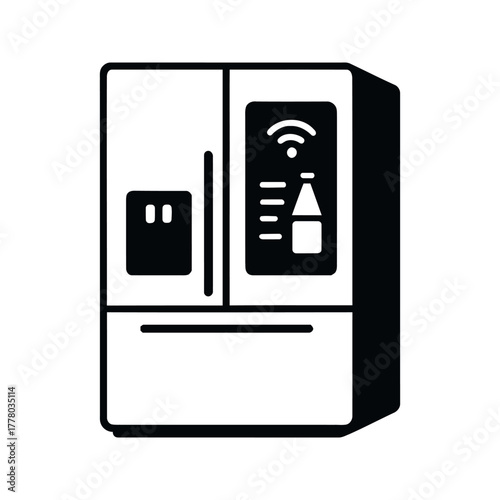 Depiction of a 3D Printer Manufacturing a Pizza with Pepperoni