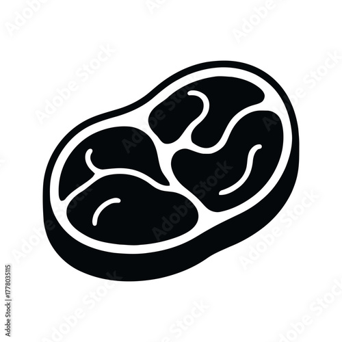 Smart Refrigerator Displaying Connectivity and Inventory Management Iconography