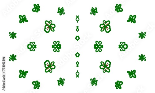 green leaf isolated on white background with copy space
