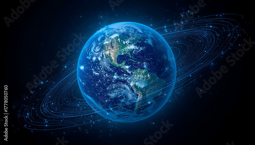 Fototapeta Naklejka Na Ścianę i Meble -  planet earth in space