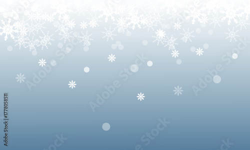 Simple background with snowflakes
