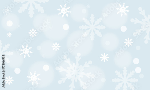 Simple background with snowflakes.