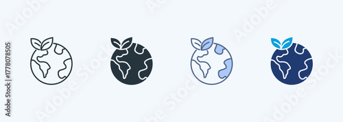 Environment Multiple Style Icon Collection