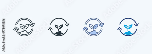 Ecology Multiple Style Icon Collection