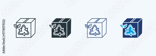 Packaging Multiple Style Icon Collection