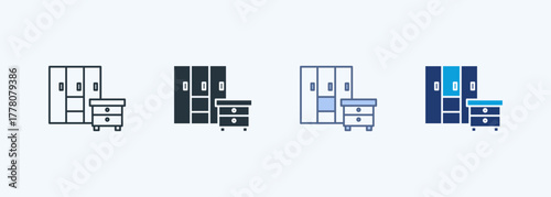 Furniture Multiple Style Icon Collection