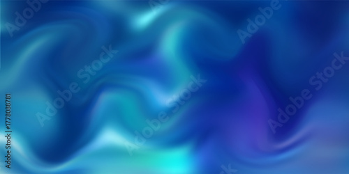 A tranquil blue abstract gradient with smooth, flowing swirls creating a dreamy, ethereal backdrop. Ideal for tech, creative, and lifestyle visuals seeking calm,