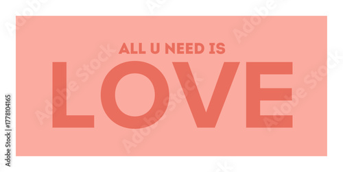 All You Need is Love Postage Stamp