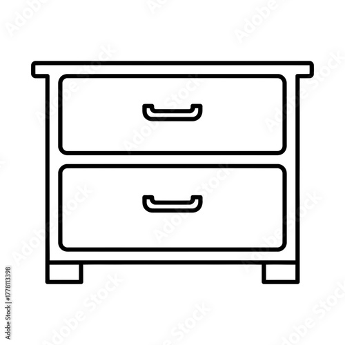 drawer line icon