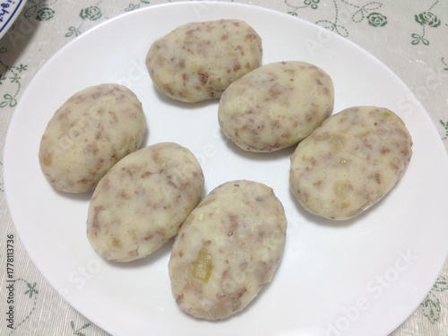 手作りミートコロッケの素材