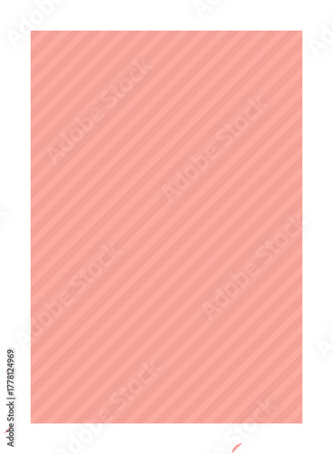 Geometric Striped Postage Stamp