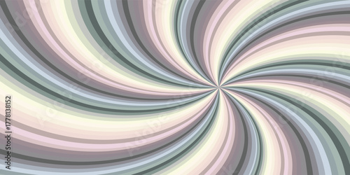 Swirl background from twisted spiral ray stripes