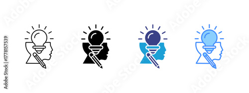 Creativity Collection icon set multiple style collection