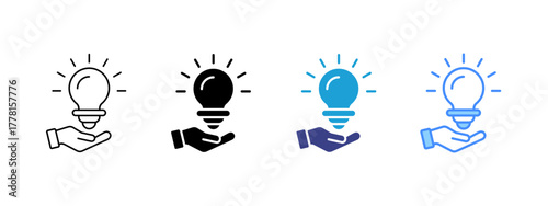 Idea  Collection icon set multiple style collection